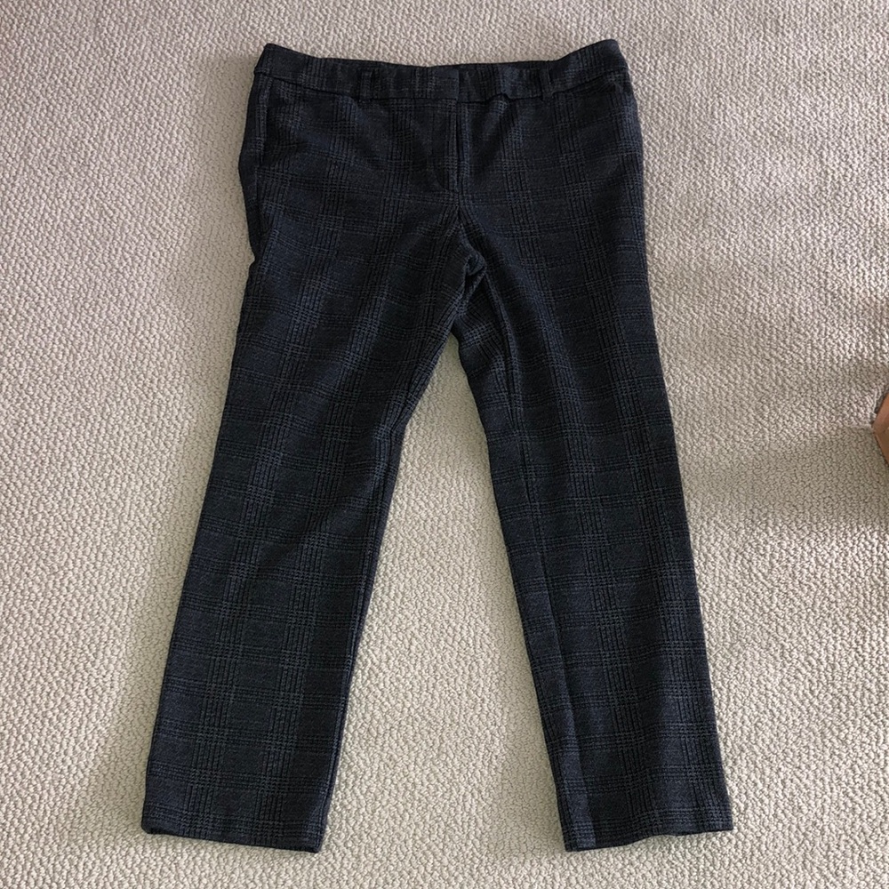 Ann Taylor grey and black Checkered Pants